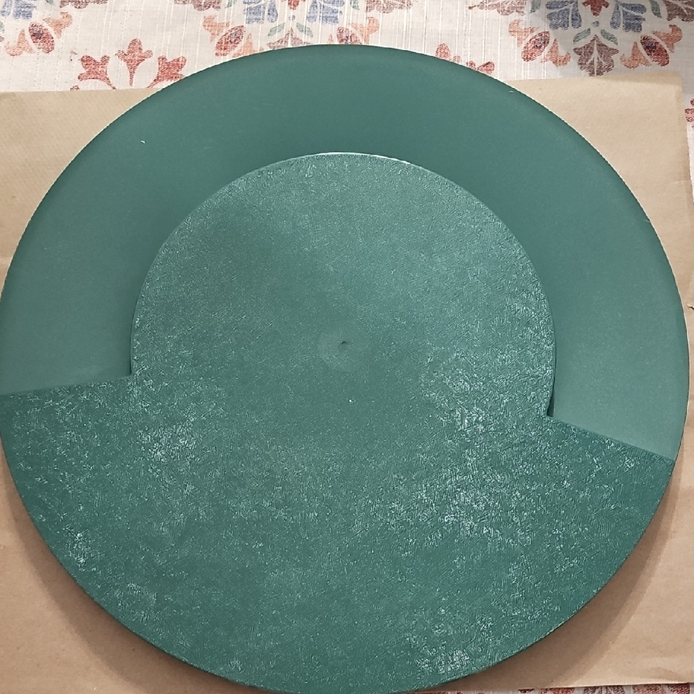 Vintage Green Tupperware Chees And Cracker Tray